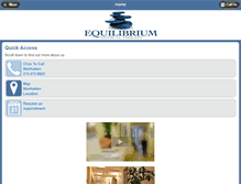 Tablet Screenshot of equilibriumpt.com